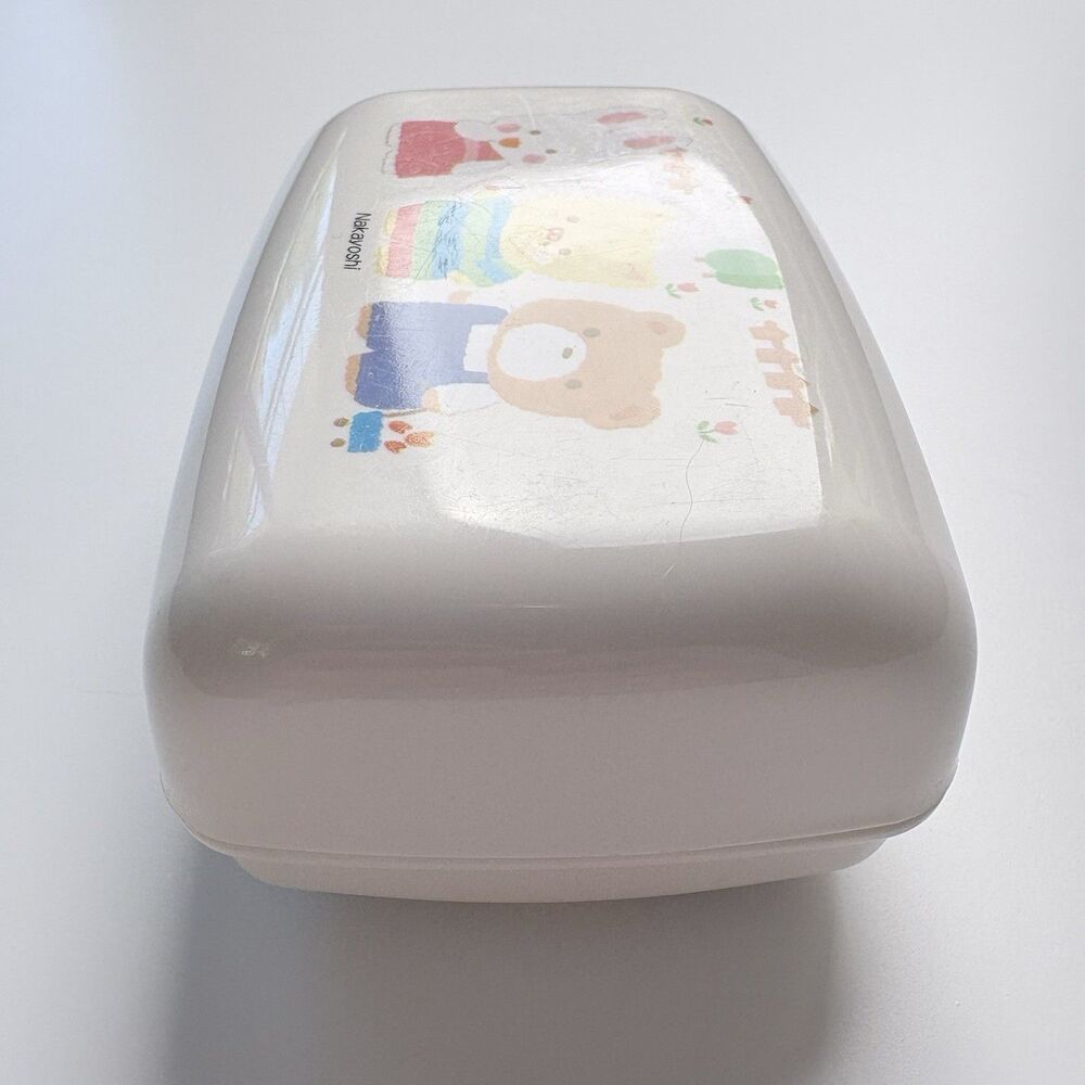 Vtg Sanrio Cheery Chums Soap Dish Retro Nakayoshi Bright Colors on White Japan - Picture 6 of 10
